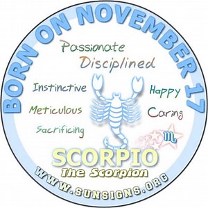 November 17 Zodiac Horoscope Birthday Personality