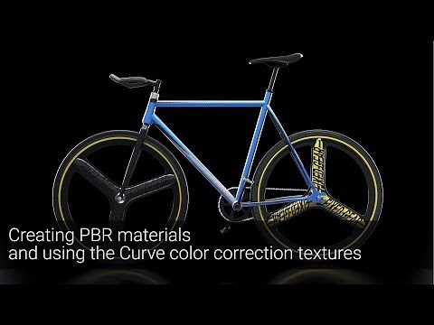 V-Ray Next for Rhino – Creating PBR materials and using the Curve color correction textures