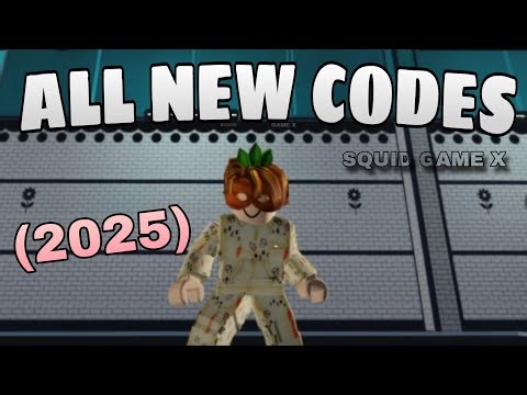 ALL NEW WORKING CODES IN SQUID GAME X ROBLOX