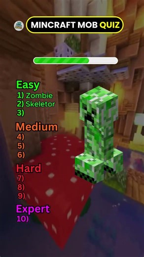 Can You Name Every Minecraft Mob? 🧟 #shorts #minecraft