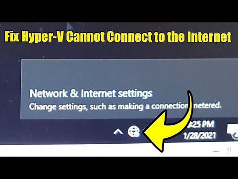Fix Hyper-V Not Connecting to The Internet - No Network Adapter