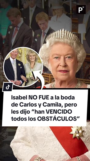 La ausente Isabel en la boda civil de Carlos y Camila