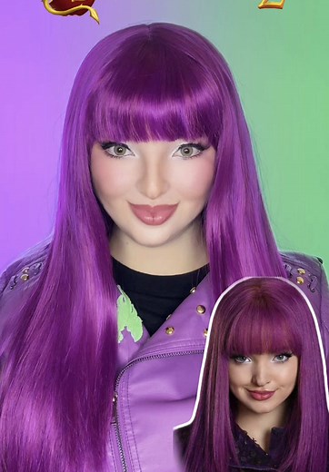 Mal Descendants 2 Inspired Makeup Tutorial