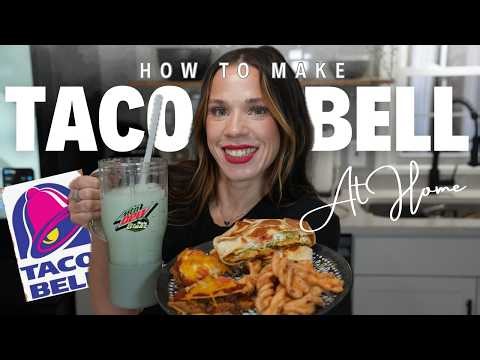 How to Make Taco Bell Baja Blast, Cinnamon Twists, Crunchwrap Supreme, and Mexican Pizza at Home