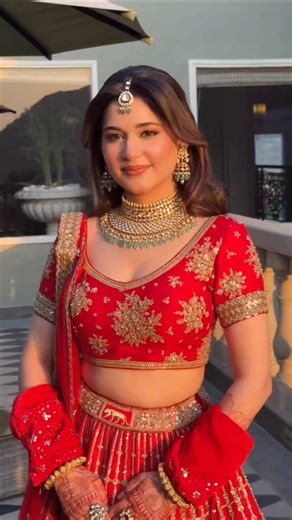 Red bride #trend #wedding #bridemaid #shortvideo