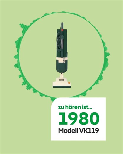 Vorwerk on Instagram: "Gestern haben wir euch in der Story gefragt, welches Kobold Modell ihr hört. Hier kommt nun die Auflösung! Hast du richtig getippt? 👀✨ 🔧 Fun Fact: Der Kobold VK 119 ist ein klassischer Vertreter der robusten Generation. Seine stabile Bauweise, die zuverlässige Saugleistung und der wartungsfreie Universalmotor stehen für echte Qualität, die über viele Jahre überzeugt."