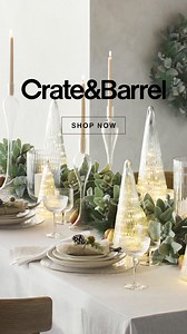 2.7K reactions · 43 shares | Meet the new holiday table. It’s easy, inviting and ready to celebrate. | Crate and Barrel | Facebook