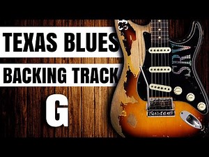 TEXAS BLUES BACKING TRACK in G Stevie Ray Vaughan Style
