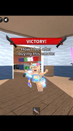 Emote name: I got that feeling #roblox #murdermystery2 #fyp #mm2