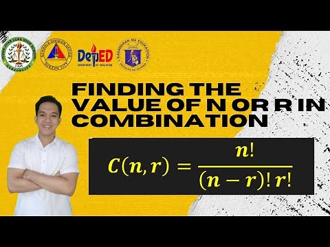 FINDING THE VALUE OF N OR R IN COMBINATION