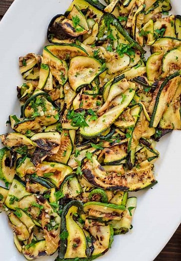 Roasted Zucchini Salad Recipe