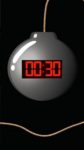 30 Second Timer With Bomb Explosion.#shorts #timer #tiktok #countdown #30sec #bomb #explosion #fyp