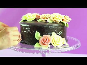 How to make MODELLING CHOCOLATE ROSES recipe