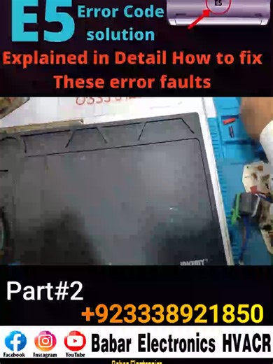 #creatorinsightview Dawlance DC inverter AC E5 error code DC inverter AC PCB Repair E5 By Babar Electronics HVACR #unfreezed_my_id_tiktokplzzz❤❤❤ #Dawlance #DCInverterAC #E5ErrorCode #DCInverterRepair #PCBRepair #DawlanceE5 #ACRepair #BabarElectronics #HVACR #HomeCooling #AirConditioning #InverterTechnology #EnergyEfficientAC #TroubleshootingAC #ElectronicsRepair #HVACMaintenance #BabarElectronicsService #CoolingSolutions #HomeComfort #ElectronicsRepairPros #AirQuality #learnsomethingneweveryday