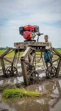 Crab-Leg Walking Farming Machine | Amazing Rural Innovation 😱