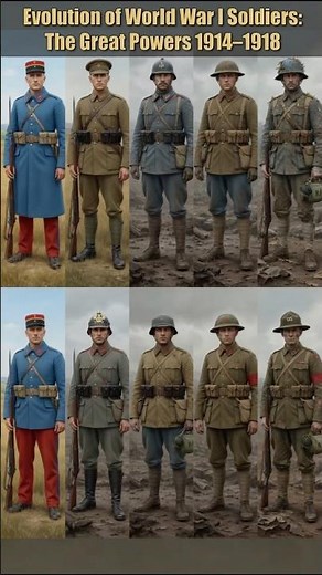 Evolution of World War I Soldiers: The Great Powers 1914–1918