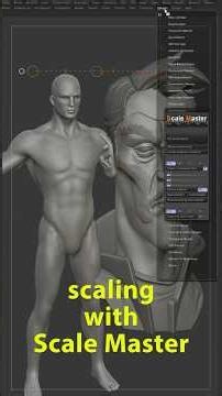 ZBrush tutorial quick tip Scale Master