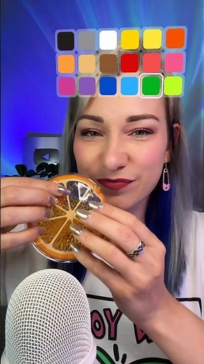 ASMR color challenge 🩵😊 #asmr #sleepytriggers #asmrforsleep #tingles #asmrvideo #sleepaid