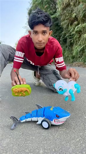 Remote Contol dog And Shark Unboxing Dise