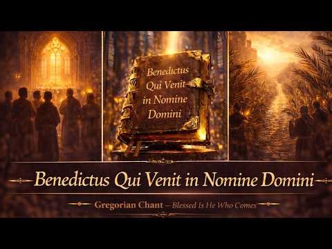 Gregorian Chant "Benedictus Qui Venit in Nomine Domini' | 432hz | "Blessed Is He Who Comes"