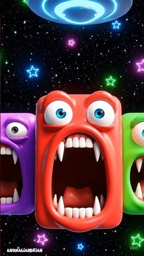 👾🛸Alien Cube Monsters Invade from UFO 8s 3D Viral Animation 3DAnimation #CubeMonsters #AlienInvasion