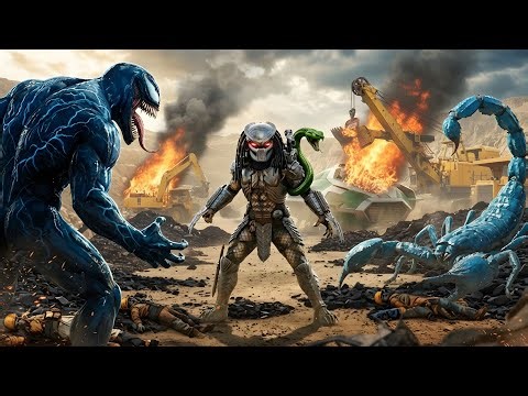 Venom vs HUNTER | The Quarry War | Ultimate Predator Battle | AI Monster Film (Part 1)