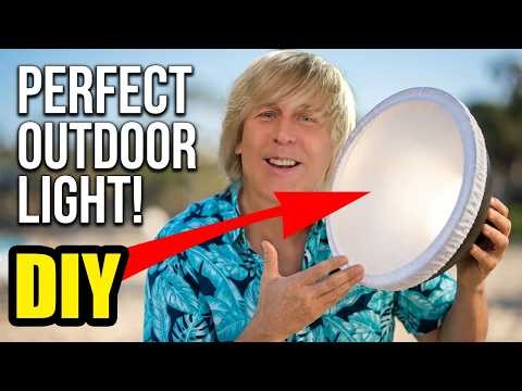 Custom Diffusion DIY HACK for Outdoor Video Light reflectors