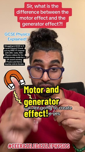 Motor vs Generator Effect Explained for GCSE Physics