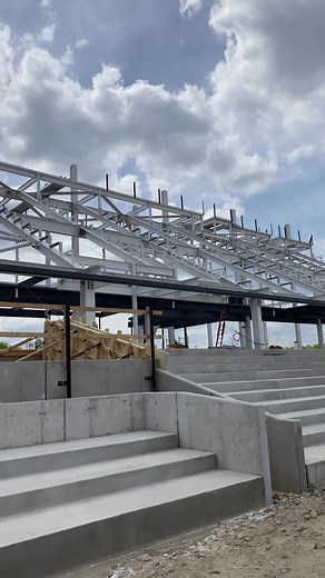 Bring out the canopy, it’s summer time 😎 KC Current Stadium is really taking shape now. #KCBABY | KC Current