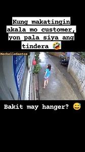 3 comments | Kung makatingin akala mo customer, yon pala siya ang tindera 藍 #fyp #sarisaristore #mechellesantos #CCTVCamera | Mechelle Santos | Facebook