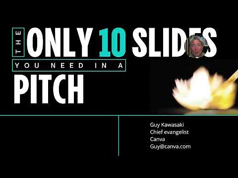 The Only Ten Slides You Need in Your Pitch