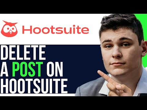 HOW TO DELETE A PUBLISHED POST ON HOOTSUITE! (STEP BY STEP)