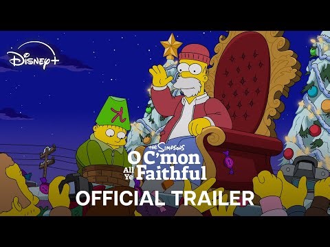 The Simpsons Bring Christmas Cheer To Disney  With Exclusive Double-Sized Holiday Special “O C’mon All Ye Faithful” Premiering December 17