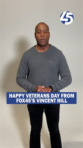 Wishing everyone a happy Veterans Day from FOX45's own Vincent Hill Fox Baltimore | WBFF FOX 45