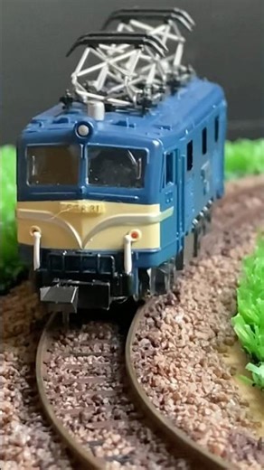 【Bトレイン】かわいい〜国鉄EF58電気機関車単行運転 02 #鉄道模型 #nゲージ #走行動画 #EF58