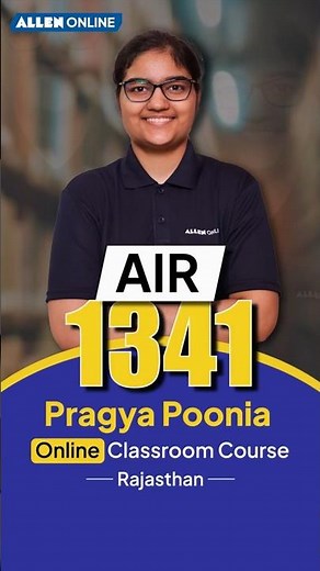 From AIR 27249 to 1341 in NEET! 🔥| Pragya’s Online Success Story | #allenonline