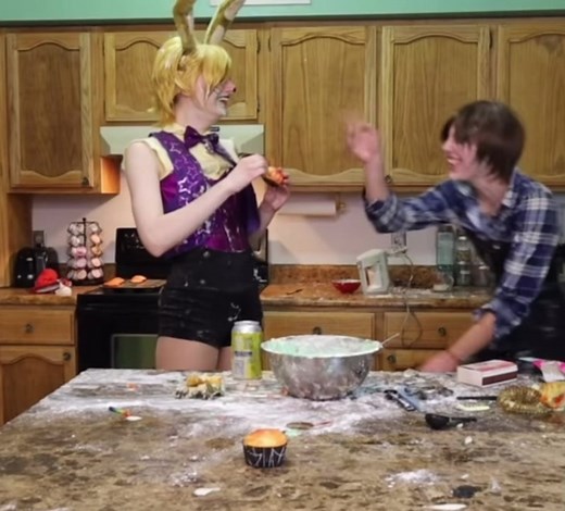 I love their Henry and glitchtrap videos😭 #fyp #nightcove_thefox #fnaf