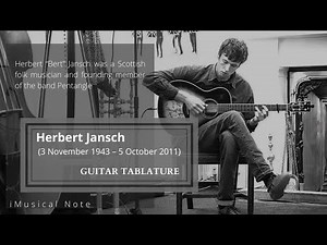Guitar TAB - Bert Jansch : If Youre Thinking Bout Me | Tutorial Sheet Lesson #iMn