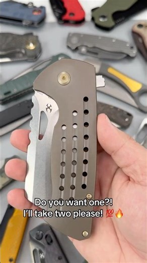 STRANGEST Folding Knife EVER?! 💯🔥 Kansept Leviathan! 🙌🏼 #shortsvideo #shorts #wgitachi