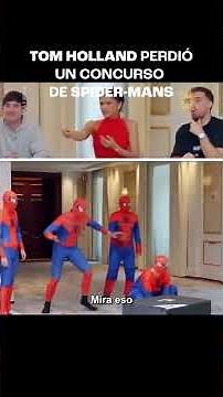 TOM HOLLAND PERDIÓ un CONCURSO de SPIDERMANS #tomholland