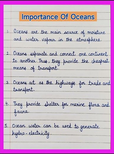 Importance Of Oceans 🌟 | How Are Oceans Useful To Us | Ocean Importance | Indian Geography