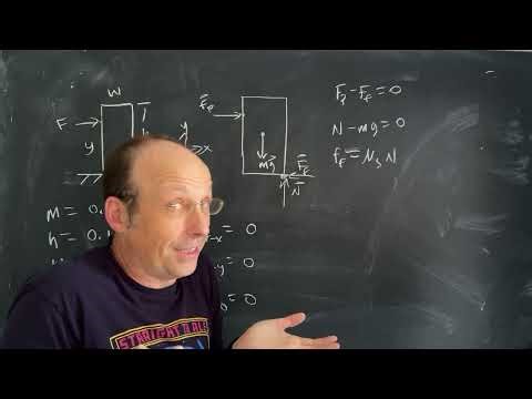 Physics Problem: Torque and Friction for a Tipping or Sliding Block