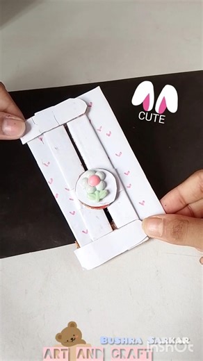 DIY mini paper cutter #shorts #bushrasarkarartandcraft #diy #love #craft #cute