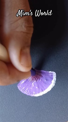 💥💫💜🤍One Stroke Painting Technique 😁 #viral #art #shortsfeed #shortsfeed #acrylicpainting