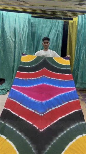 Classic Rainbow🌈Spiral with Highlights (EasySteps)#trending#designr#bandhani #handmade#explorepage