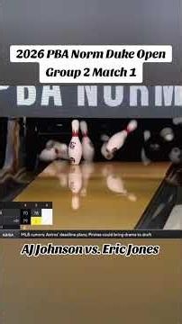 2026 The Magnum Ice Cream Company PBA Norm Duke Open Group 2 Match 1 #shorts #bowling #pbabowling