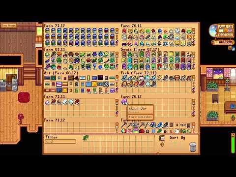 Stardew Valley All Chests Menu Mod