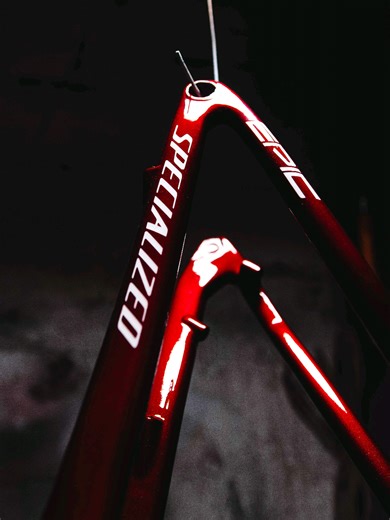 Custom Candy Red S-Works Epic Bike Frame