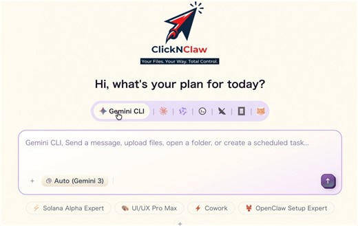 Paying $200+/mo for an autonomous AI coworker? Stop that. 🛑Meet ClickNClaw: AI Desktop Agent that ACTUALLY works alongside you.✅ Reads/Writes your local files ✅ 24/7 cron-job automation ✅ Multi-Agent (Claude, Gemini, Local LLMs) ✅ Zero complex CLI setups