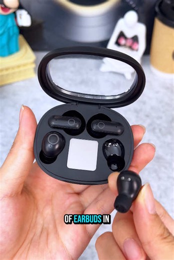 Four Earbuds in One Case: Ultra-Mini Wireless Earbuds Deal
